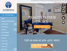 Tablet Screenshot of juchiropractic.com